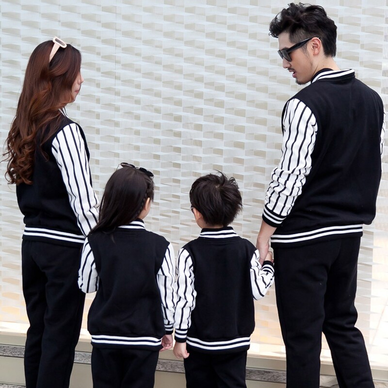 海兹亲子装秋装幼儿园运动会棒球服 海兹服饰亲子装/亲子时装