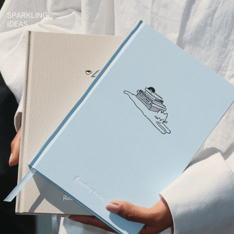 【有点想法】精装布面猫猫读书笔记本A5读书摘抄记录学生用记事本手账本,淘宝优惠券,粉丝福利购,淘宝优惠卷