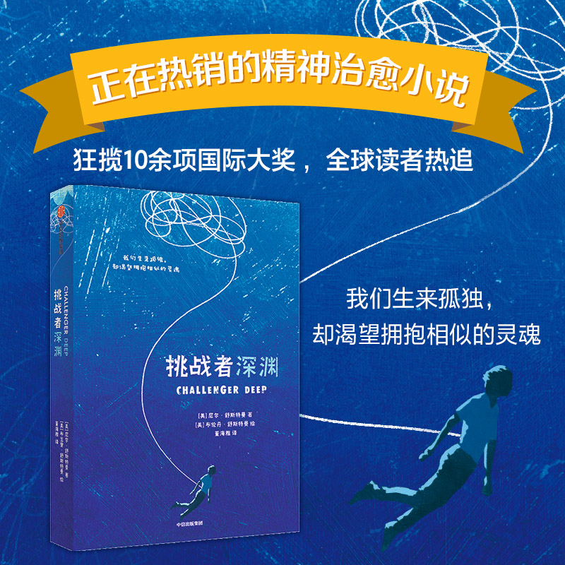 【7-14岁】挑战者深渊 尼尔舒斯特曼 著 精神治愈小说 儿童文学心理文学经典 抑郁精神疾病 治愈之旅 中信正版 - 图0