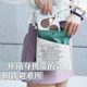 Canvas crossbody bag for accompanying books