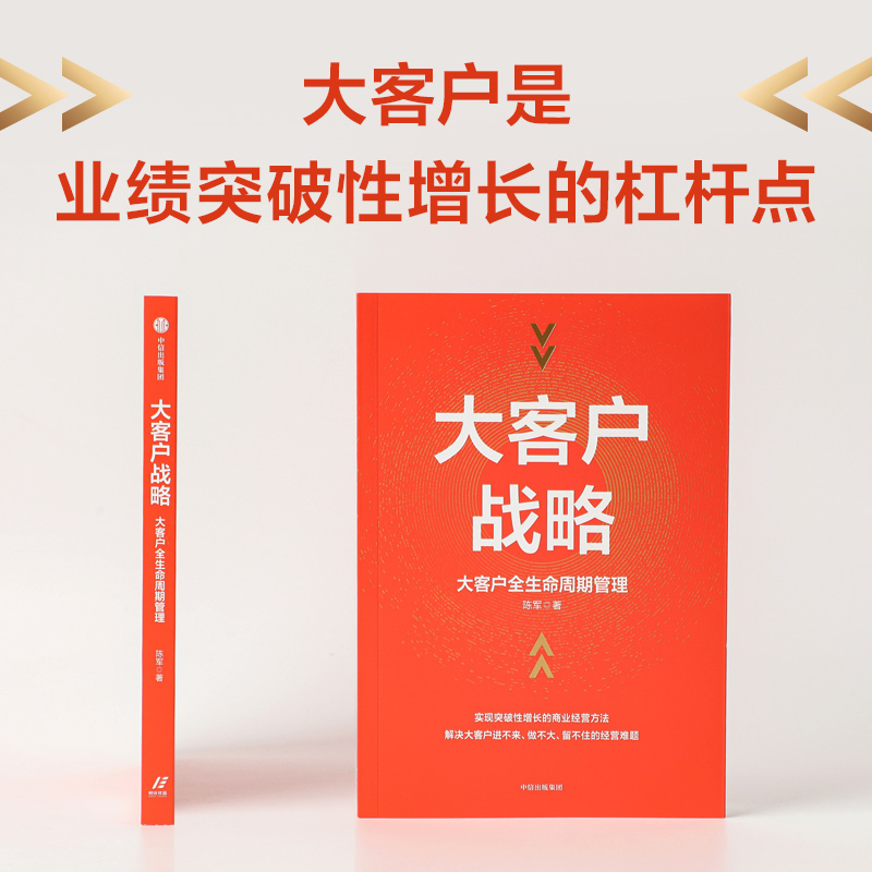 大客户战略 大客户全生命周期管理  实现突破性增长的商业经营方法 陈军著 从经营维度构建大客户全生命周期管理体系 中信 - 图2