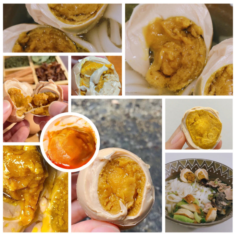 食味的初相麻酱鸡蛋金沙即食松沙软糯腌制熟鸡蛋营养丰富口感好