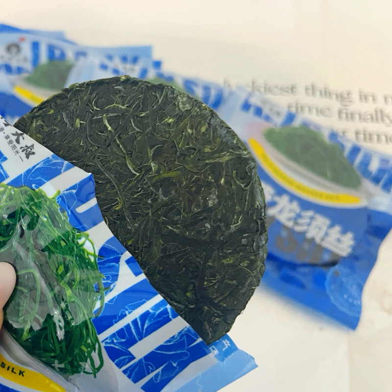 赶海大叔压缩海带龙须丝裙带菜圆饼大连特产嫩苗凉拌菜煲汤小包装
