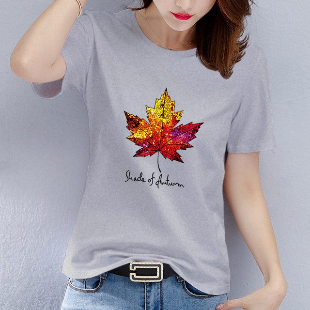 New printed short sleeve t-shirt short sleeve printed