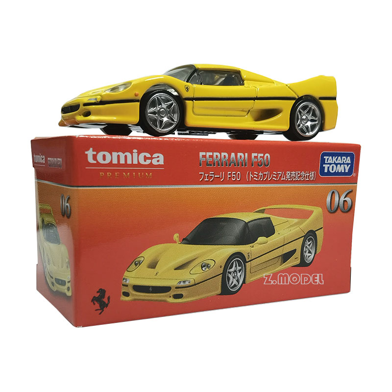 日本Tomica多美卡TOMY合金车 Premium黑盒TP06号法拉利TESTAROSSA-图1