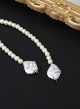 多层叠戴珍珠项链女轻奢旗袍小众设计感锁骨链高级感2023年新款潮