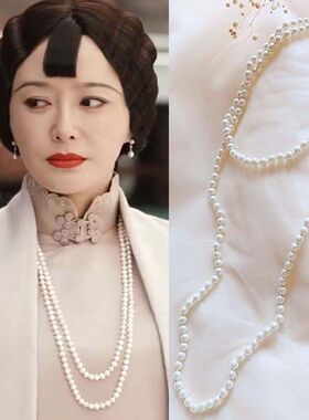 新款珍珠项链 韩版简约百搭珍珠锁骨链女 旗袍首饰气质女士项链