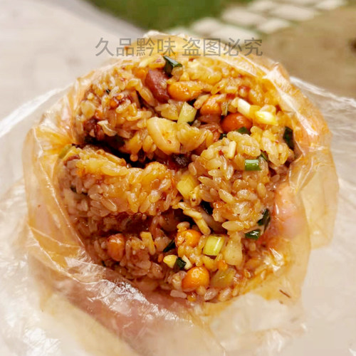 贵州特产贵阳特色六广门糯米饭 脆哨糯米饭 速食品 方便米饭 - 图0