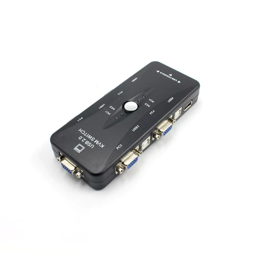 KVM Switch 3 Port USB VGA Four -in -One Display Keyboard Careing Mouse 4 In -1 Out Switch