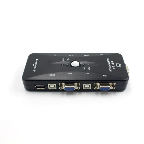 KVM Switch 3 Port USB VGA Four -in -One Display Keyboard Careing Mouse 4 In -1 Out Switch