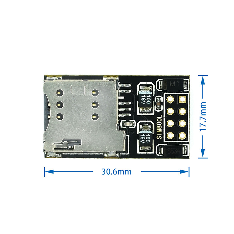 SIM800L GPRS GSM模块微sim卡芯板四频TTL串口为ESP8266 ESP32-图0