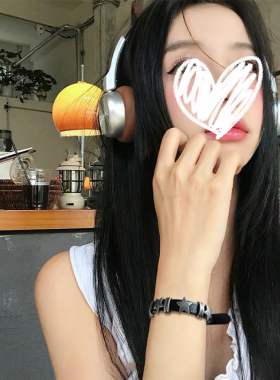 天酷朋克星星手链女款小众复古独特高级手环美式辣妹风手饰