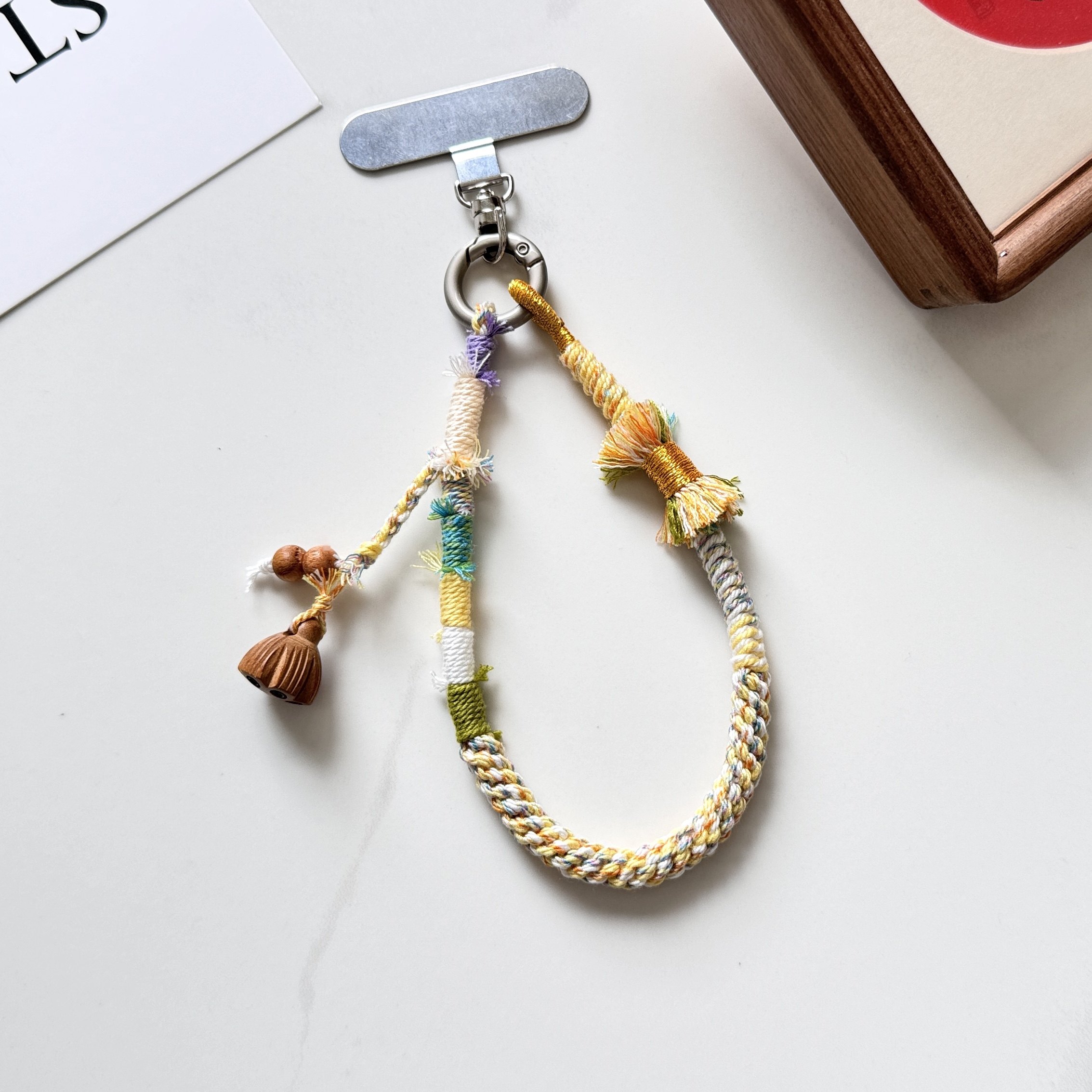 藏式手机挂绳手腕款编织绳套手链彩绳手工diy材料包带垫片挂件扣,淘宝优惠券,粉丝福利购,淘宝优惠卷