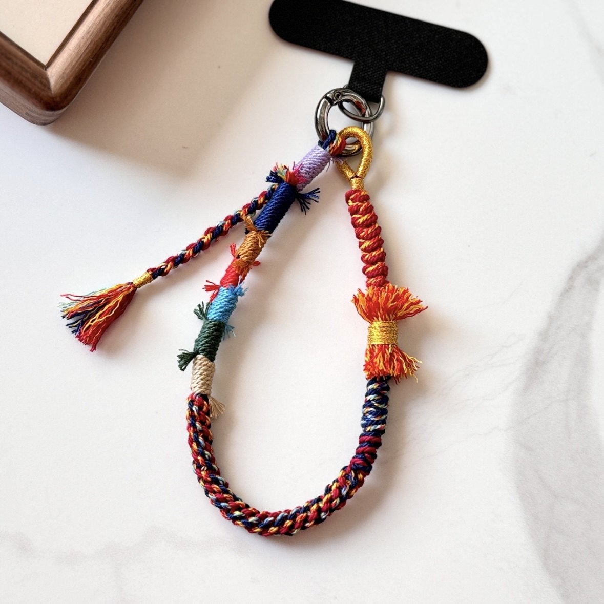 藏式手机挂绳手腕款编织绳套手链彩绳手工diy材料包带垫片挂件扣,淘宝优惠券,粉丝福利购,淘宝优惠卷