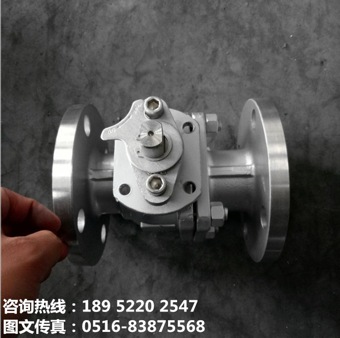 Q41F-150LB 304不锈钢美标法兰球阀手动软密封美标磅级DN50 2寸 - 图1