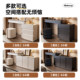 2026 New Solid Wood Painted Dressing Table and Cabinet Integrated Bedroom Modern Dressing Table Storage Storage Cabinet End of the Bed