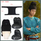 Tang Dynasty futou hat, hair crown, round neck robe, accessories headscarf