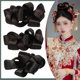 New Chinese style makeup artist special hand curled wig hair bag