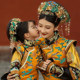 Qing Dynasty headdress and flag head hat with the same style as the palace drama