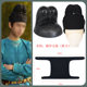 Tang Dynasty futou hat, hair crown, round neck robe, accessories headscarf