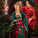 Chinese wedding dress couple Hanfu wedding dress