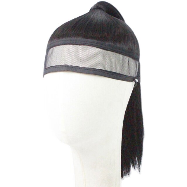 Ming Dynasty costumes, men's wigs and mesh scarves, one-piece antique-style forehead wiping men's hood, updo hairstyle, antique-style film and television