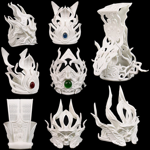 Resin male headband film and television drama fairy ancient style fantasy 3D