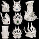 Resin male headband film and television drama fairy ancient style fantasy 3D