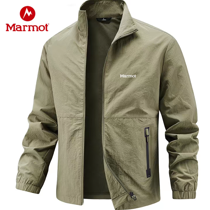 MARMOT土拨鼠软壳冲锋衣男春秋夹克抗皱防泼水风衣户外登山外套 - 图1