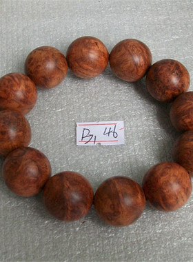 正宗缅甸花梨樱瘤疤手串收藏品