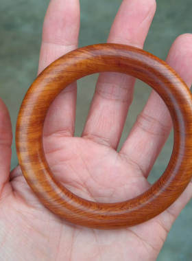 一物一拍缅甸花梨木水波纹手环