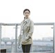 ຮ່ອງກົງຂອງ 30's Jiang Shuying ແລະ Wang Manni ແບບດຽວກັນຂອງເກົາຫຼີແສງສະຫວ່າງ khaki ກະເປົ໋າ workwear ເສື້ອ windbreaker