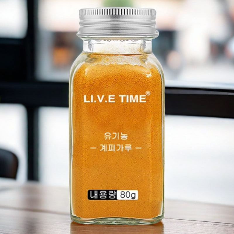 韩国进口livetime姜黄粉食用烘焙黄金奶健身生酮咖啡冲饮调料姜汁 - 图2