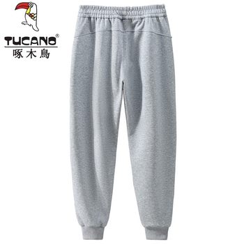 Woodpecker sweat pants, ພາກຮຽນ spring ຜູ້ຊາຍແລະດູໃບໄມ້ລົ່ນ pants ຝ້າຍ knitted ໃຫມ່, ກາງເກງຂາຂະຫນາດນ້ອຍ, ແລ່ນອອກກໍາລັງກາຍຍາວ pants