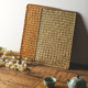 Seaweed woven placemat handmade retro