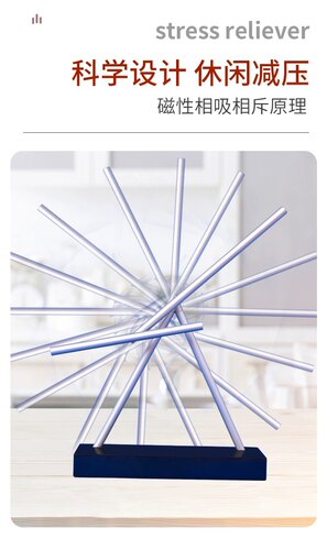钢铁侠混沌摆永动机牛顿摆高档创意商务礼品家居解压不停 - 图0