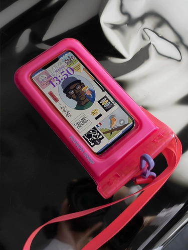 Флуоресцентная защита мобильного телефона, непромокаемая сумка для плавания, аквапарк, снаряжение, герметичный мешок, сенсорный экран