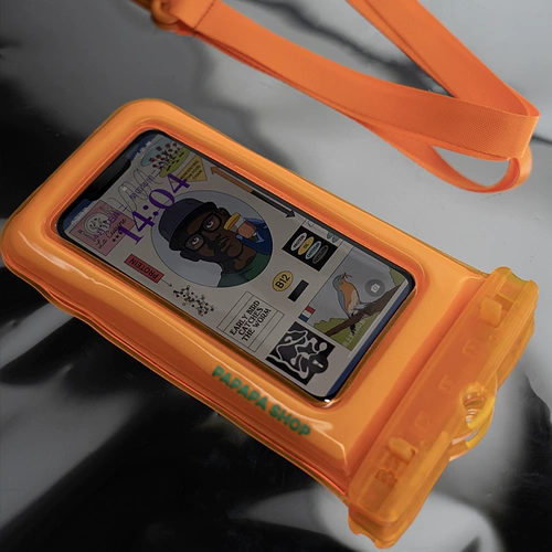 Флуоресцентная защита мобильного телефона, непромокаемая сумка для плавания, аквапарк, снаряжение, герметичный мешок, сенсорный экран