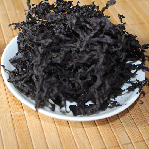 新货紫菜干货头水紫菜新鲜嫩芽无沙免洗优质紫菜80g - 图0
