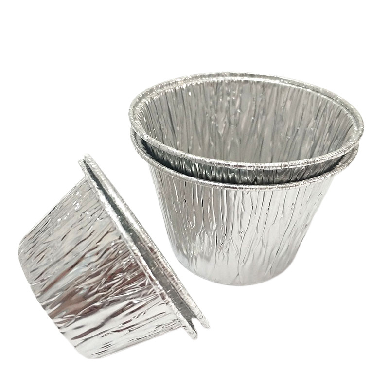 烘焙一次性圆形锡纸杯布丁杯米糕蒸蛋发糕烧烤碗蛋挞家用蛋糕模具 - 图3