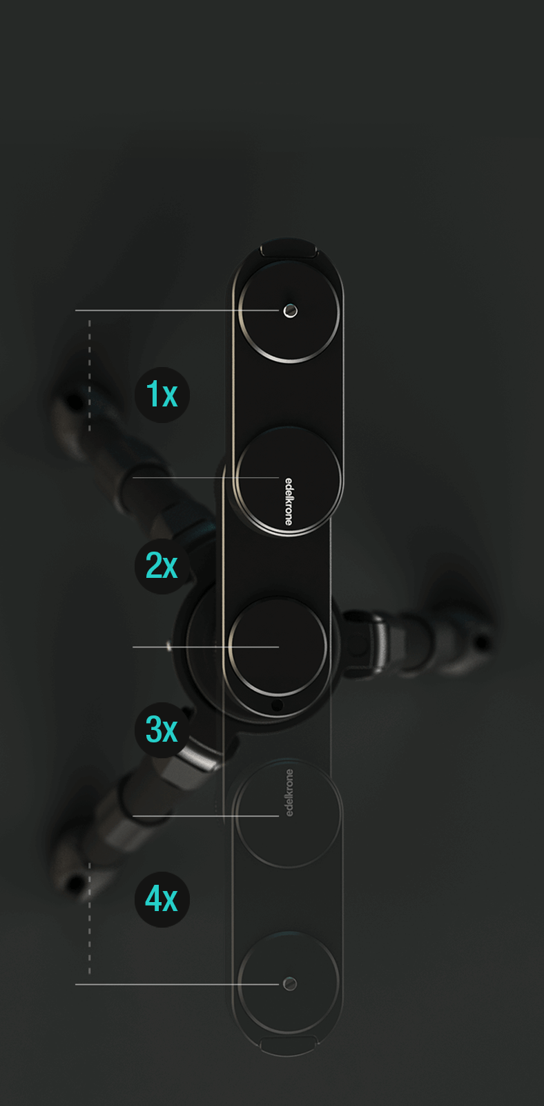 土耳其摄影器材 edelkrone WingONE手动滑轨 - 图2