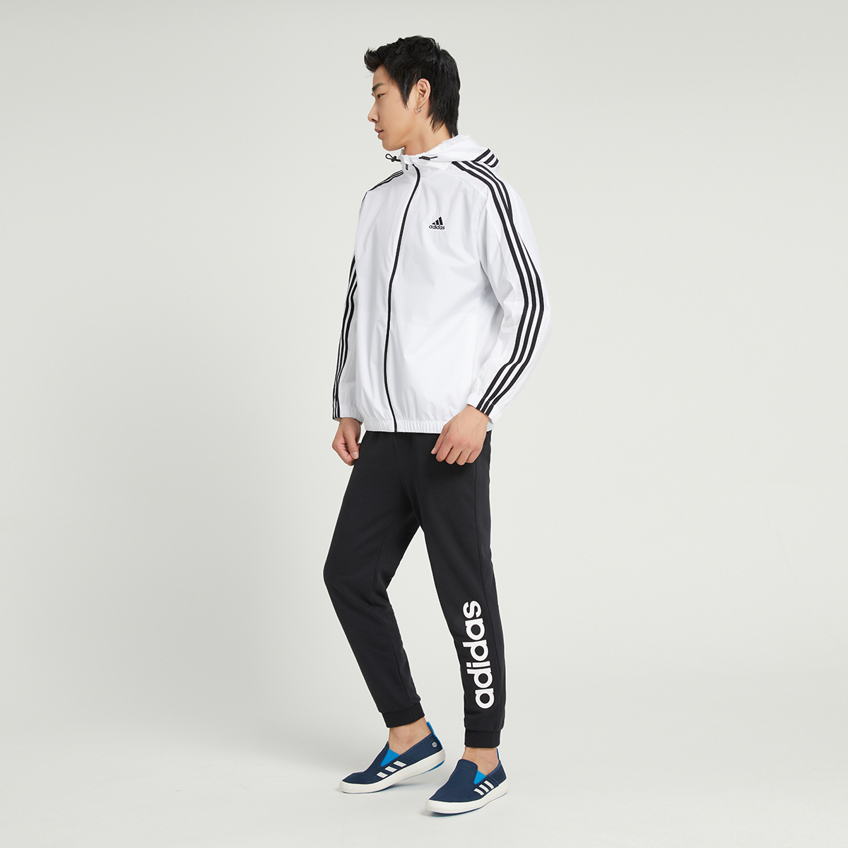 adidas阿迪达斯男鞋夏季新款一脚蹬懒人鞋户外涉水鞋溯溪鞋HP8646 - 图3