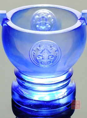 家庭用异形小鱼缸琉璃花盆装饰品