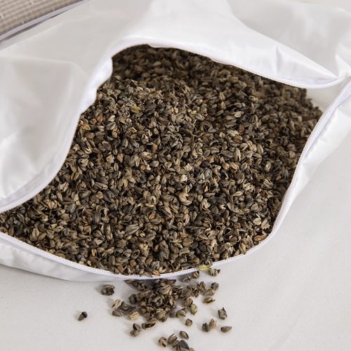 全棉荞麦壳颈椎牵引枕头成人家用助睡眠硬枕芯反弓变直专用三角枕 - 图3