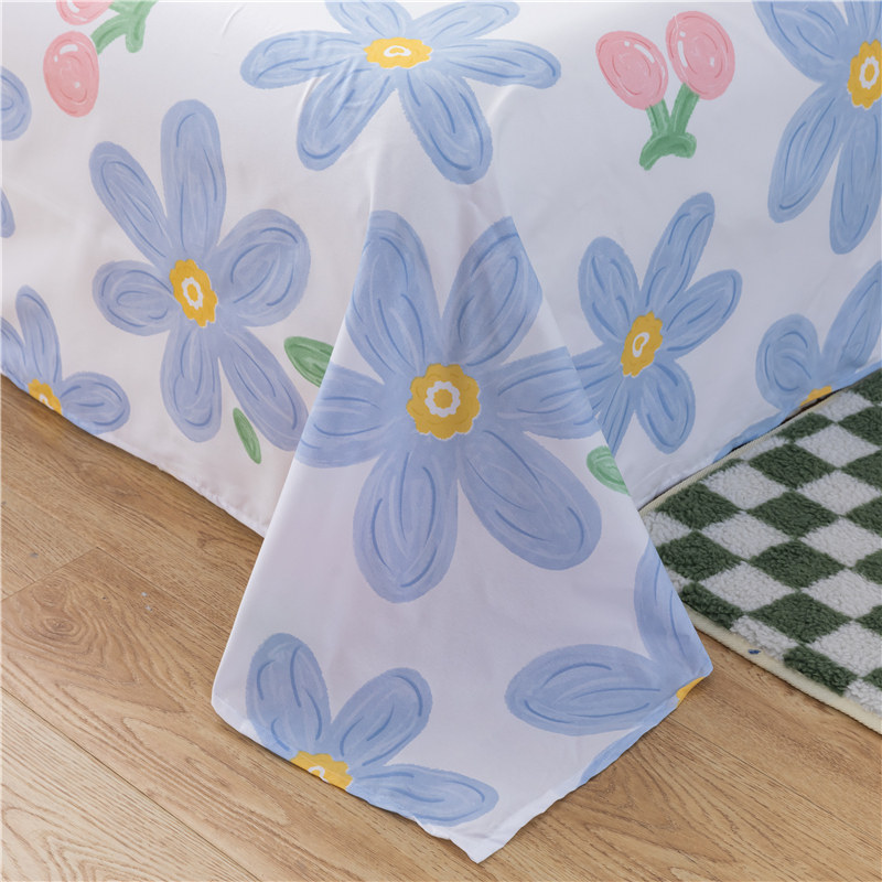 床单单件儿童宿舍单人1.5m磨毛纯水洗棉被单枕套三件套非全棉纯棉,淘宝优惠券,粉丝福利购,淘宝优惠卷