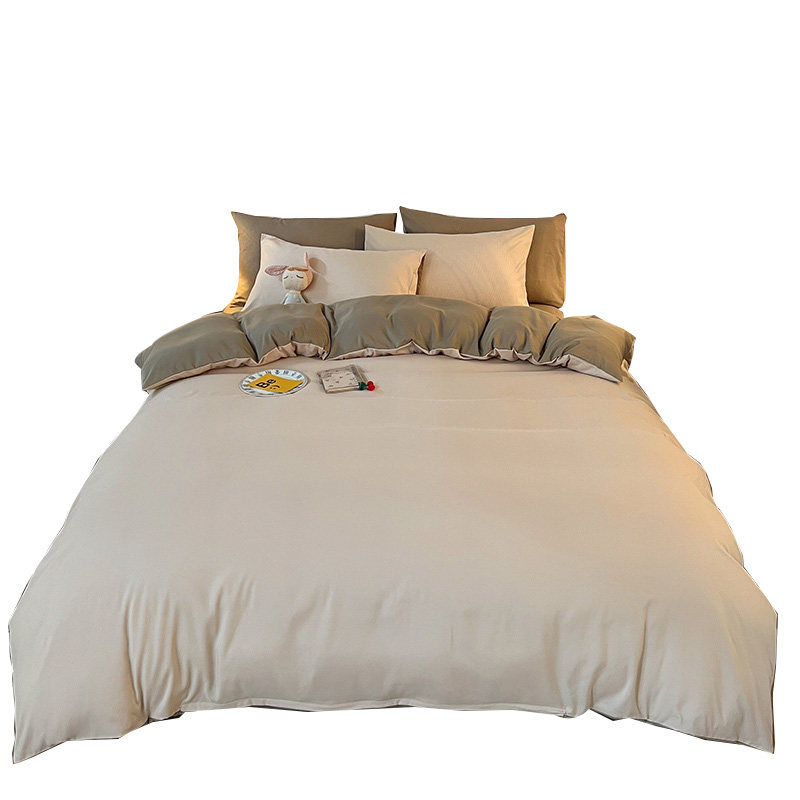 磨毛四件套3纯水洗棉床单学生被子 卡莫妮床品套件/四件套/多件套