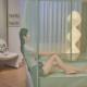 Anti-mosquito and anti-fall children's mosquito net with encrypted mesh for sitting on bed