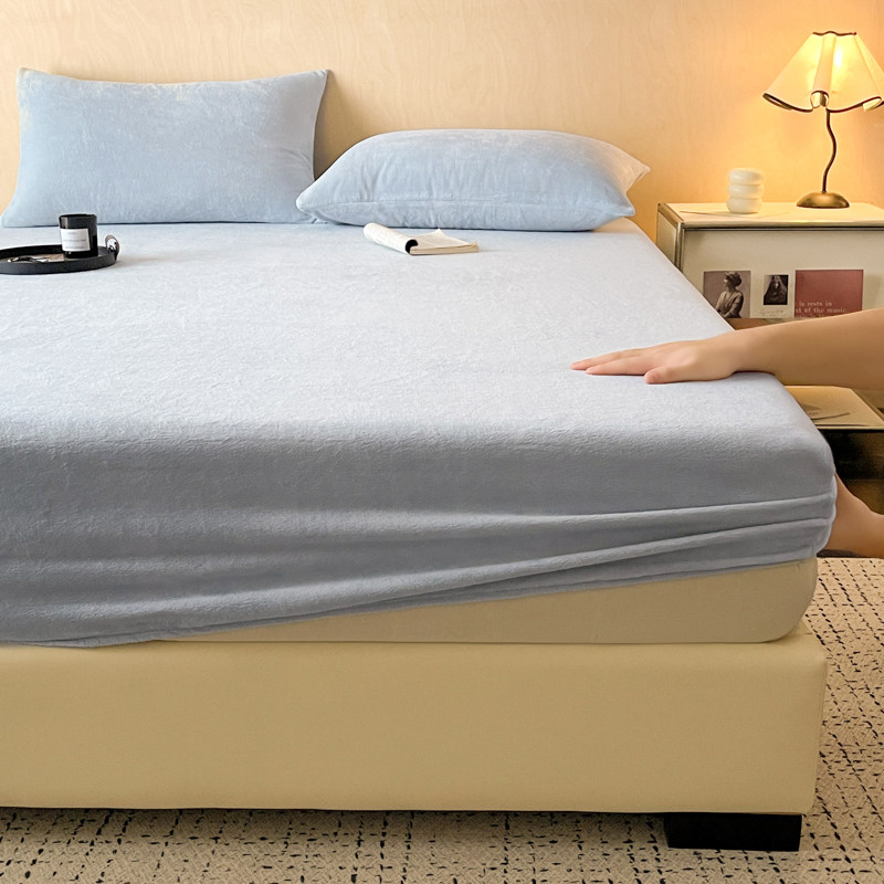 2025新款牛奶绒床笠冬季加绒加厚床罩床单珊瑚绒床垫保护罩三件套,淘宝优惠券,粉丝福利购,淘宝优惠卷