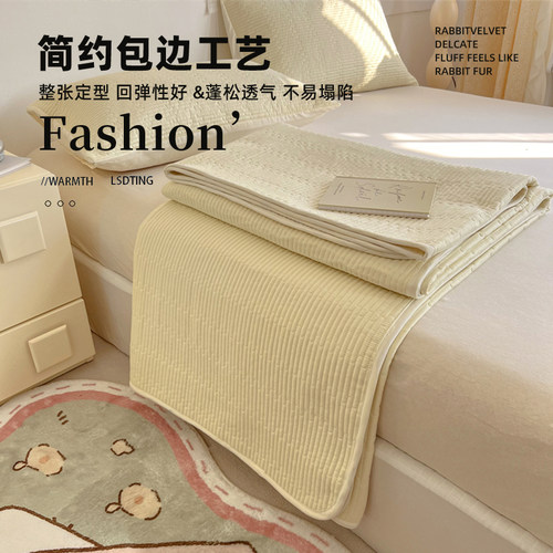 a类母婴级全棉纯棉床盖单件2025新款四季通用榻榻米床单三件套夏 - 图2