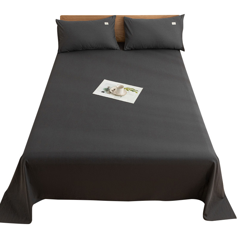 纯色单件夏季学生宿舍单人纯床单 卡莫妮床单